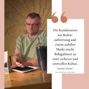 Bio Belugalinsen Bio Belugalinsen Biobauer Günther Schmid