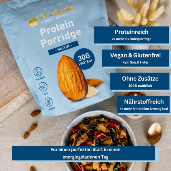 Protein Porridge natur im 1 kg Beutel