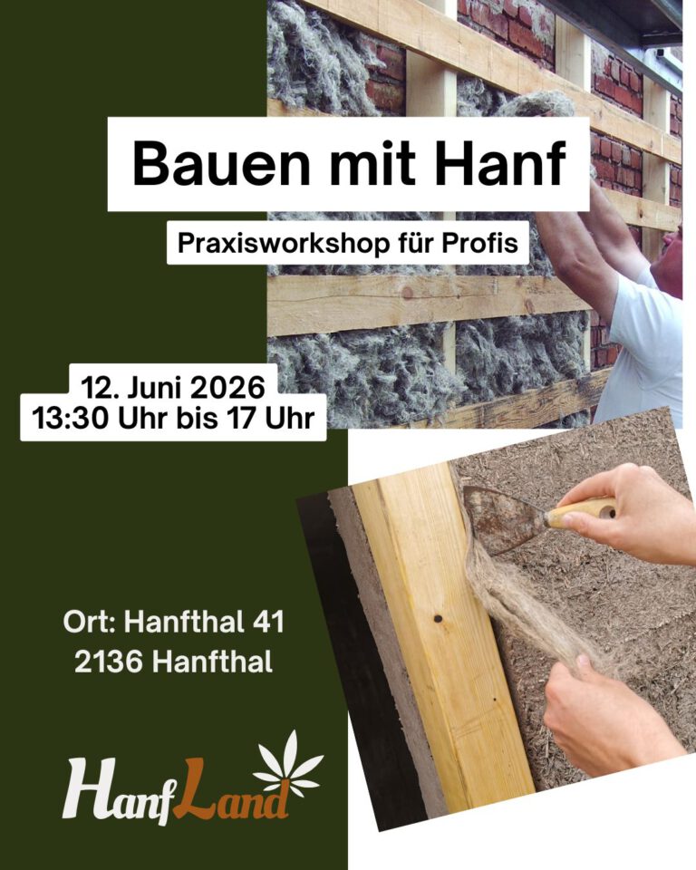 Hanfland Dämmen mit Hanf Bauen mit Hanf
