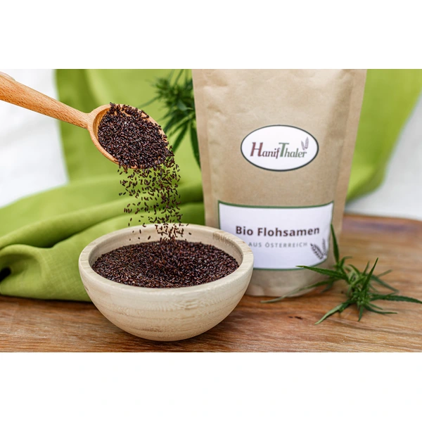 Bio-Flohsamen aus Österreich für Overnight Oats zum Frühstück