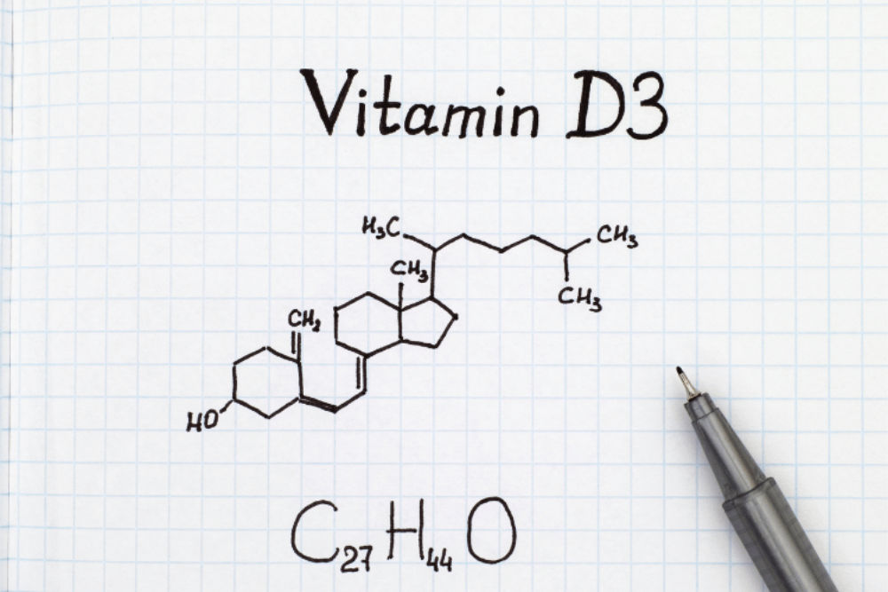 Strukturformel von Vitamin D3