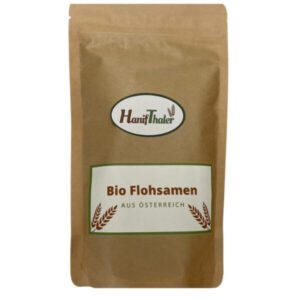 Bio Flohsamen aus Hanfthal, ballaststoffreich für die Darmgesundheit