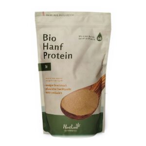 Bio Hanf Protein 56 von Hanfland aus Österreich, 700 g Standbeutel, nussiger Geschmack und pflanzliche Eiweißquelle