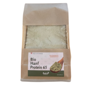 Bio Hanf Protein 65 aus Hanfthal – pflanzliches Protein mit hohem Proteingehalt und neutralem Geschmack