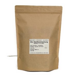 Vorratspack Bio Hanfteemischung Abschalten & Genießen mit Apfel, Hagebutte und Hibiskus, 200 g