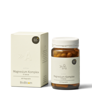 BioBloom Magnesium Komplex mit 5 Salzen, 60 Kapseln, active