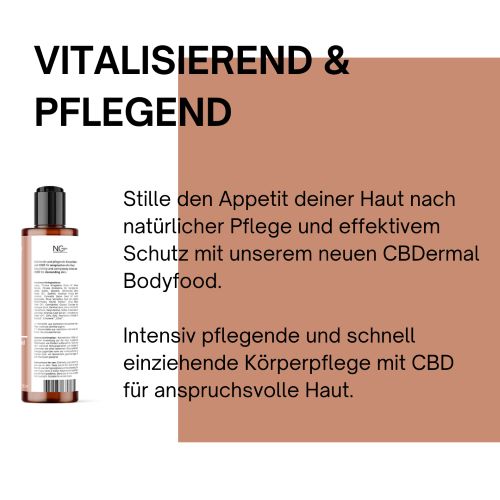 vitalisierend und Pflegende CBD Lotion