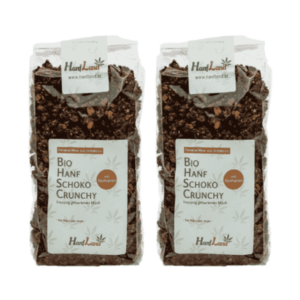 Bio Hanf Schoko Crunchy Knuspermüsli aus Hanfthal mit Hanfsamen und Schokolade