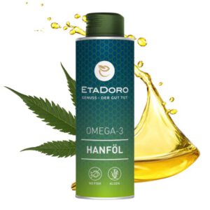 Omega-3-Hanföl mit DHA & EPA, Intensiv mit doppeltem Gehalt