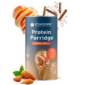 Protein Porridge mit Apfel-Zimt Geschmack, 450g-Dose