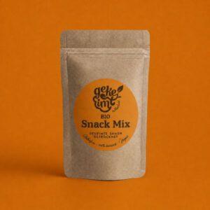 Bio Snack Mix mit gekeimten Samen von Gekeimt by Hanfland – glutenfrei, vegan und 100% basisch